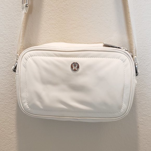lululemon athletica Bags Lululemon Off White Nylon Crossbody Bag